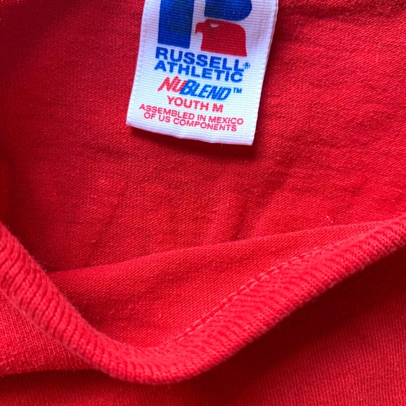 VINTAGE Red Lil’ Heat softball tee Youth Medium (Approximately XS) - Picture 4 of 5